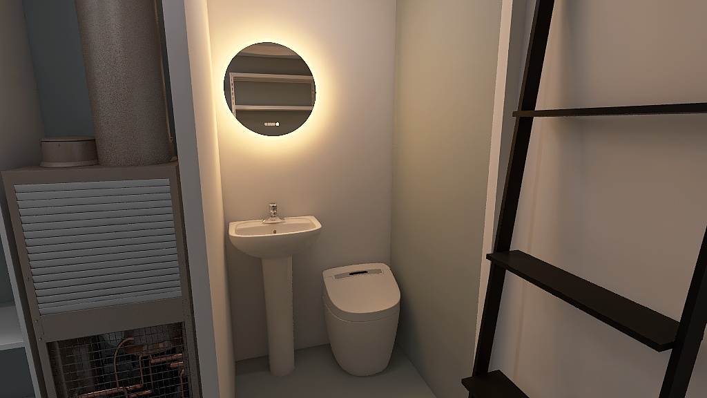 Toaleta w schronie premium